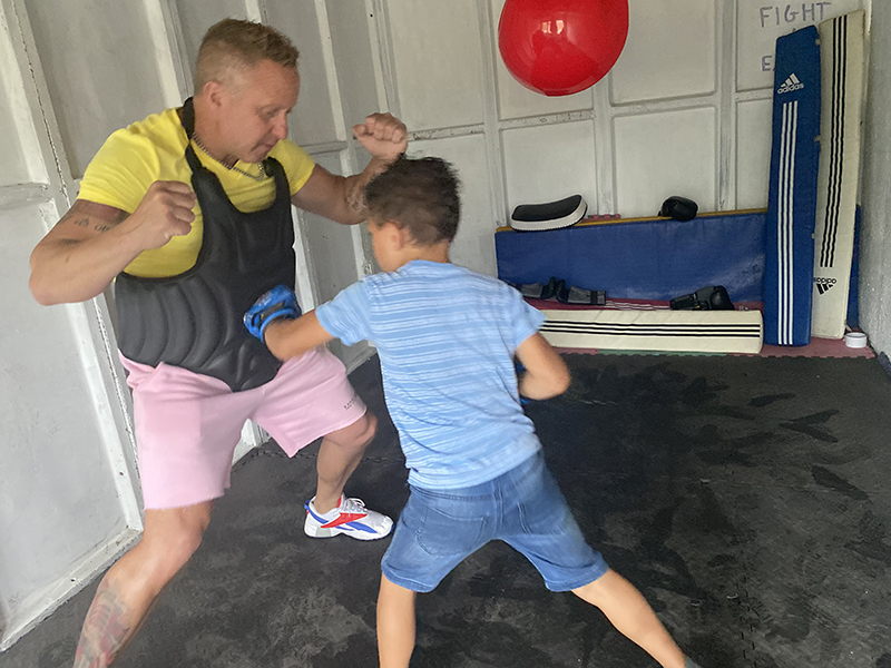 Boxing training