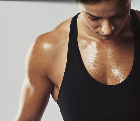 Muscular girl